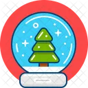 Snowball Winter Christmas Icon