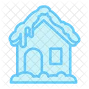 Cabin Snow Winter Icon