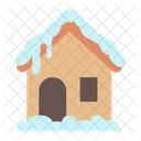 Cabin Snow Winter Icon