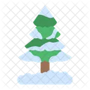 Snow Covered Tree Icon