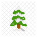 Snow Covered Tree Snow Pine Tree Icon