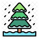 Snow Tree Winter Icon