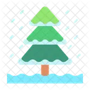 Snow Tree Winter Icon