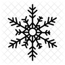 Snow Crystal Frostwork Winter Icon