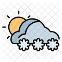 Snow During The Day Icon