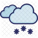 Clouds Snow Winter Icon