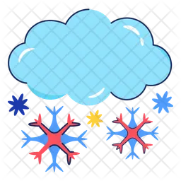 Snow falling  Icon