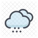 Snow falling and cloud  Icon