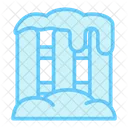 Fence Winter House Icon