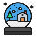 Snow Globe Waterglobe Snowy Icon