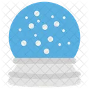 Snow Globe Snow Storm Snow Dome Icon