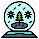 Snow Globe Tree Icon