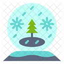Snow Globe Tree Icon