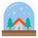 Snow Globe Xmas Christmas Icon