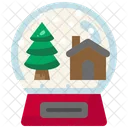 Snow Globe Christmas Christmas Tree Icon
