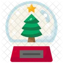 Snow Globe Christmas Christmas Tree Icon