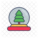 Snowglobe Christmas Holiday Icon