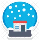 Snow Globe Waterglobe Snowstorm Icon
