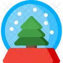 Snow Globe Christmas Icon