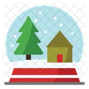 Snow Globe Christmas Traditions Christmas Decorations Icon