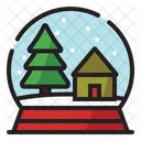 Snow Globe Christmas Traditions Christmas Decorations Icon