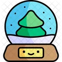 Snow Globe Kawaii Christmas Icon