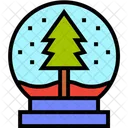 Snow Globe Souvenir Decoration Icon