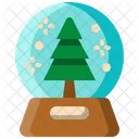 Snow Globe Glass Sphere Icône