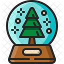 Snow Globe Glass Sphere Icône