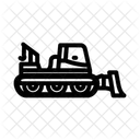 Snow Groomer Machine Icon