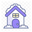 Snow House House Winter Icon