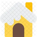 Snowy House Home Icon
