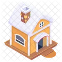 Snow Home Snow House Chalet Icon