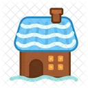 Snow House House Winter Icon