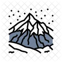 Snow Covered Mountain Icon