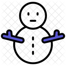 Snow man  Icon