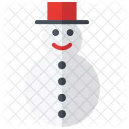 Snow man Winter  Icon