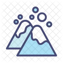 Snow mountain  Icon