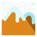Snow Mountain Mountain Scenery Icon
