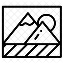 Snow mountain  Icon