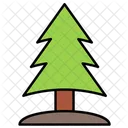 Snow Pine Tree Snow Environment Icon