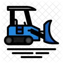 Snow Plow Vehicle Truck Icon