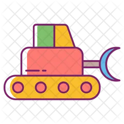 Snow Removal Vehicle  Icon