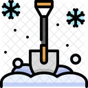 Winter Season Snow Shovel Icon