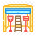 Snow Shovel Winter Icon