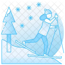 Snow Ski  Icon