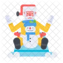 Snow Sled  Symbol