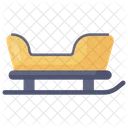Snow Sleigh Ice Sled Snow Sled Icône