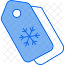 Snow Tag Tag Shopping Icon