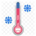 Snow Temperature Temperature Thermometer Icon